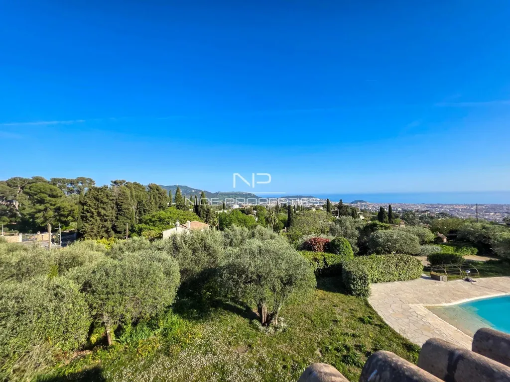 Jardin - Villa avec Vue Montagne et Piscine à Giraud