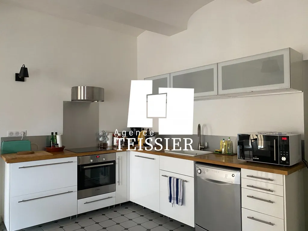 Cuisine - Appartement Rénové avec Balcon au Cœur de Les Vans