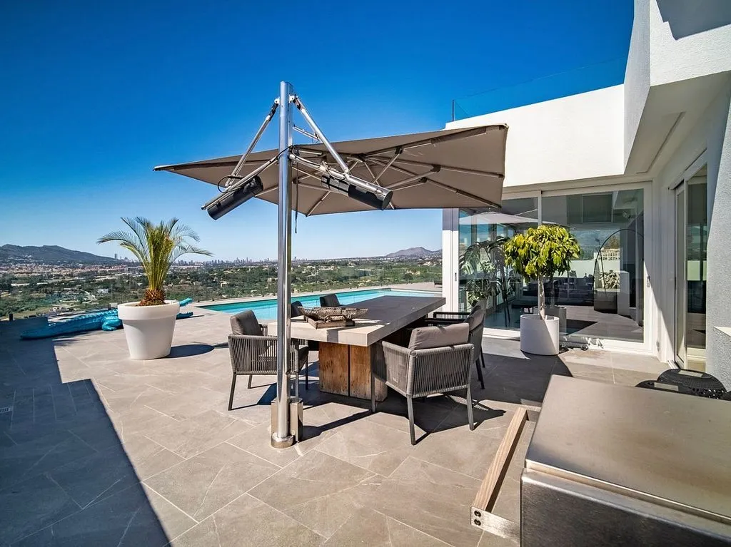 Terrasse - Contemporary Chalet with Pool in Altea Pueblo