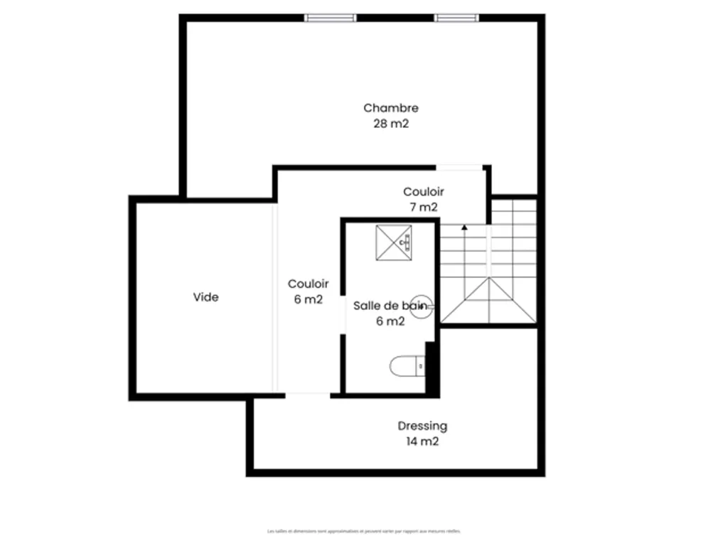 Plaan - Duplex Apartment with Terrace in Modern Building