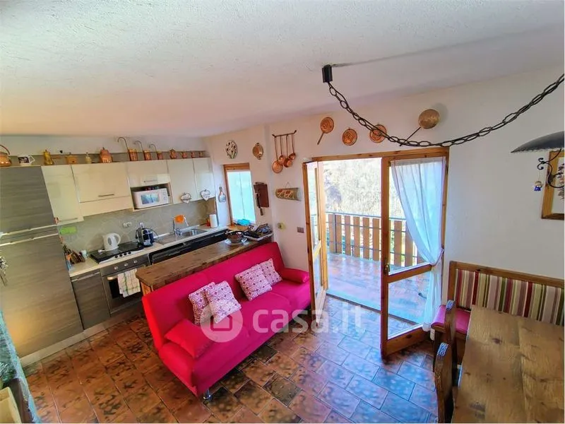 Soggiorno - Duplex Villa with Garden in Saint-Vincent