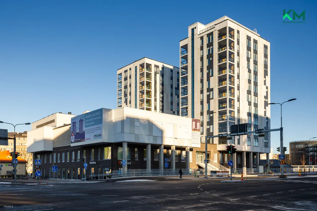 Välivaade - Modern Apartment with Balcony in Turku Station North