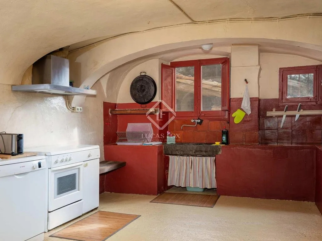 Cucina - Country House with Pool in Alta Garrotxa