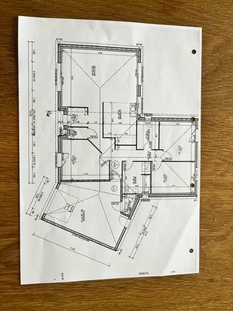 Plan - Maison Plain-Pied avec Jardin et Garage à Proximité des Écoles