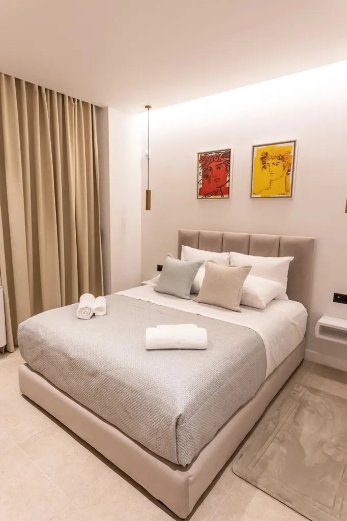 Camere da letto - Flat with Panoramic View in Neos Kosmos, Athens