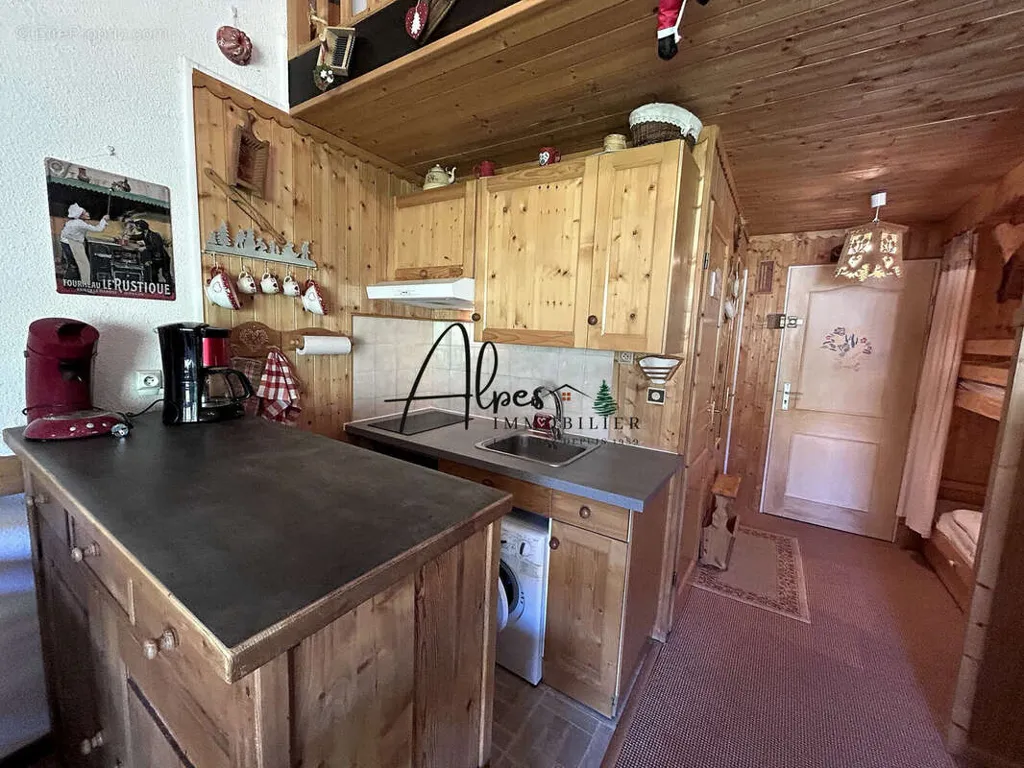 Cucina - Duplex Apartment with Ski View in Manigod