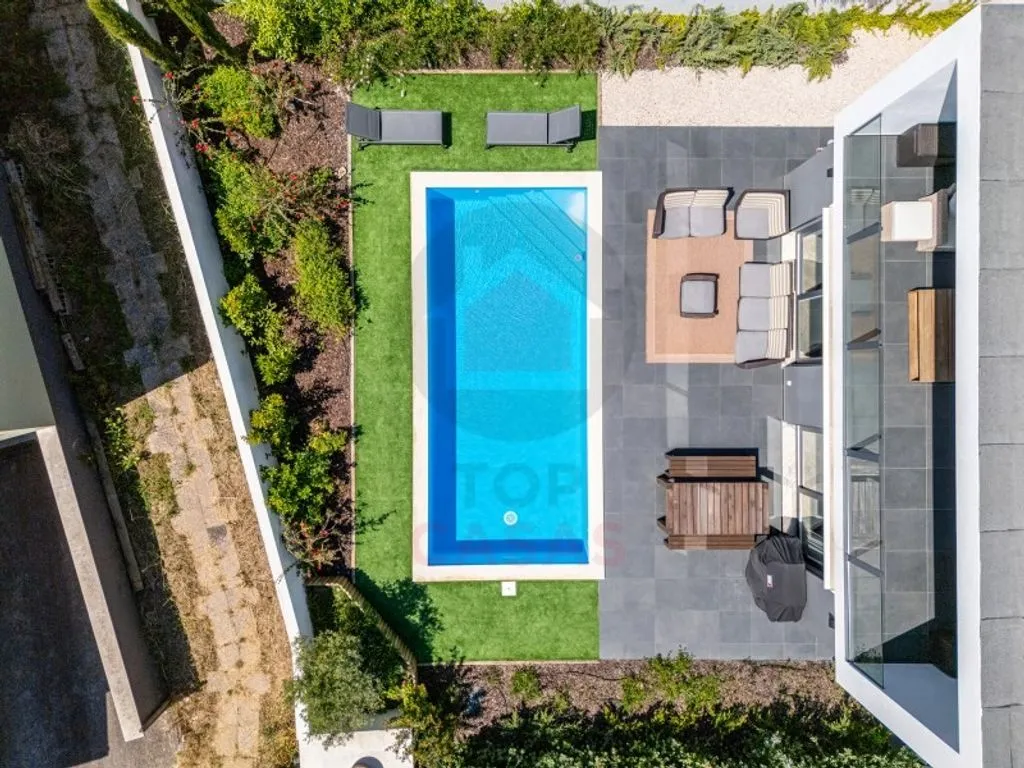 Vue aérienne - Contemporary Villa with Pool in Foz do Arelho
