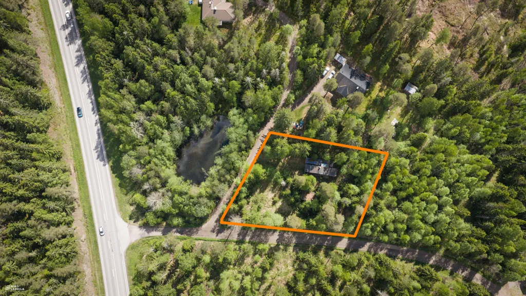 Vista aerea - Plot with Well for Self-Sufficiency near Porvoo