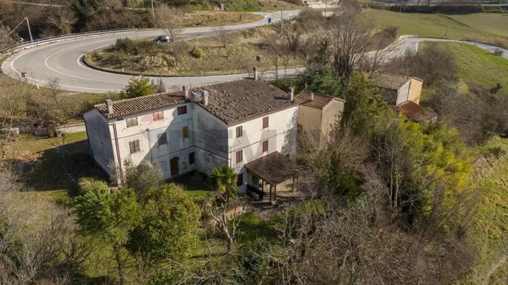 Õhuvaade - Semi-detached Apartment with Panoramic View in Arcevia