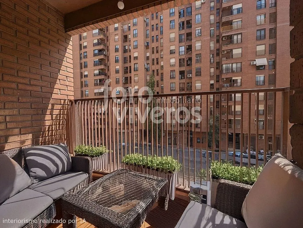 Balcony - Apartment with Balcony and Lift in La Carrasca