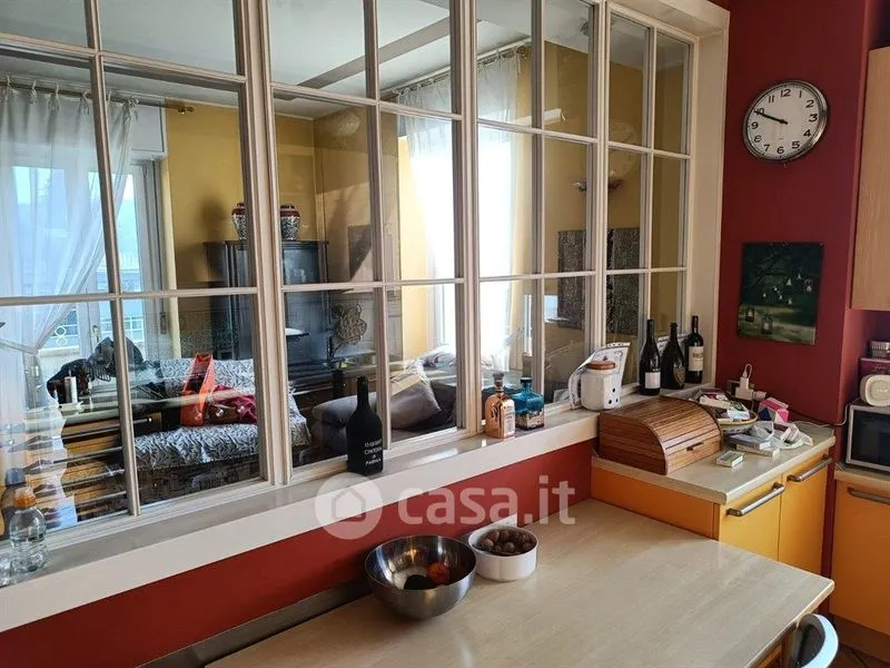 Cuisine - Restored Apartment with Balconies in Como Borghi