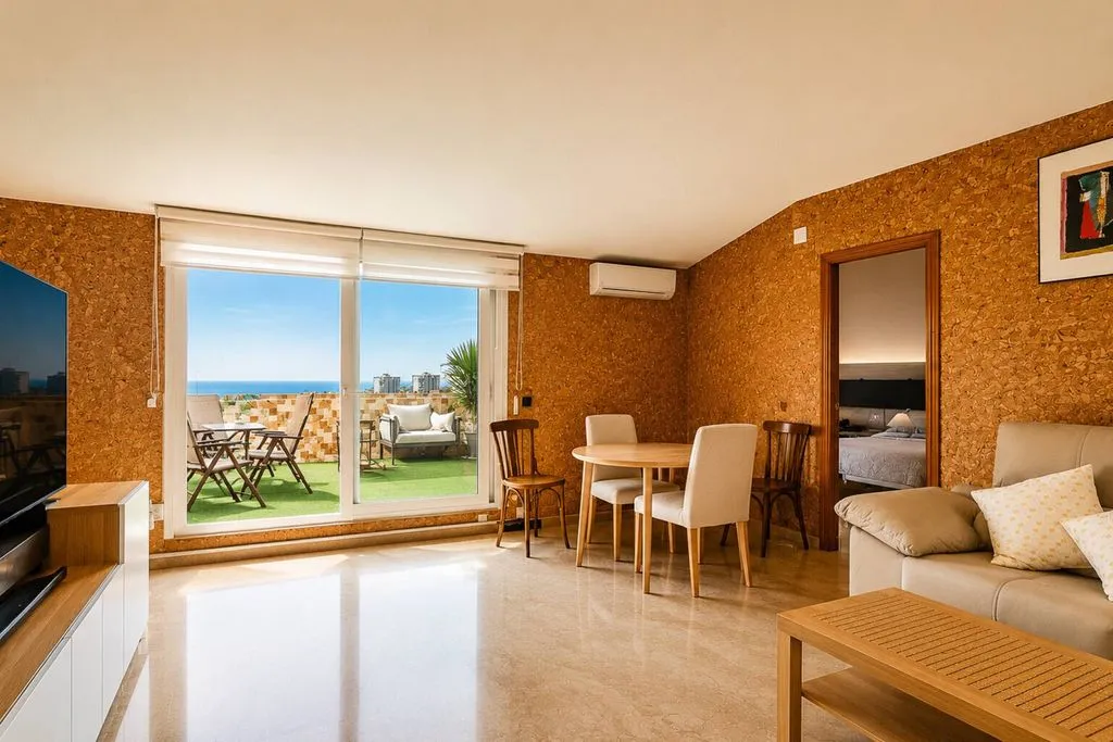Soggiorno - Duplex Penthouse with Sea View in Sitges