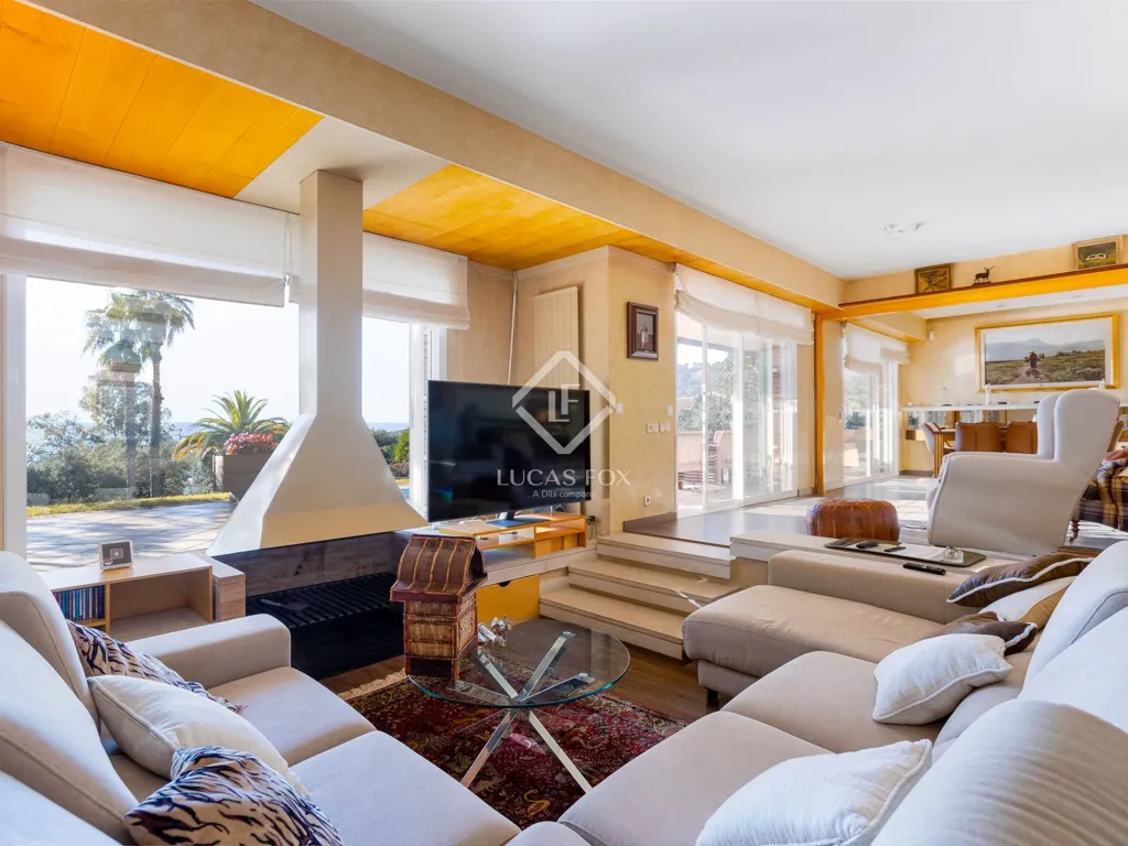 Séjour - Luxury Villa with Sea View in Premià de Dalt
