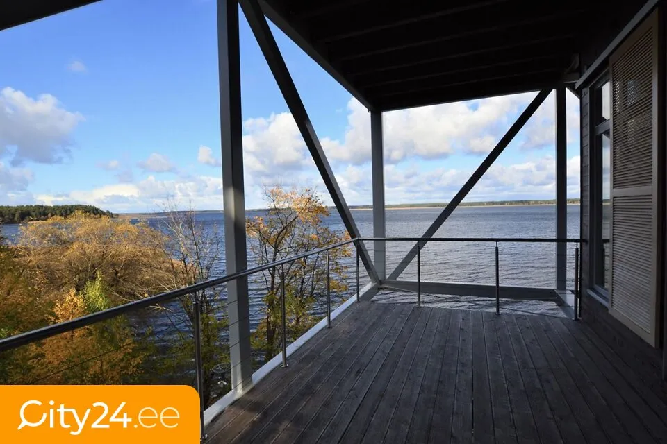 Architectural Gem by the Lake in Latvia