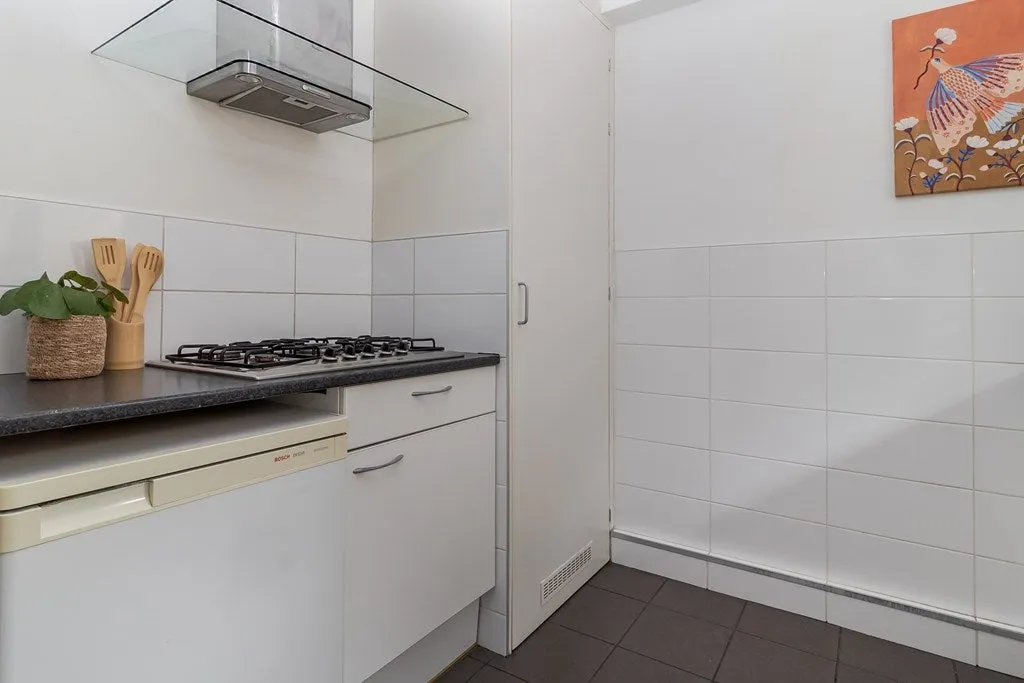 Kitchen - Corner Apartment with Glacis View in Sint Pieter