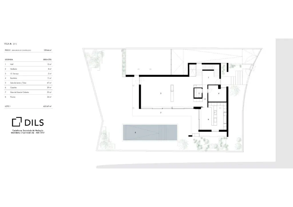 Plan - Luxury Villa with Private Pool in Birre, Cascais
