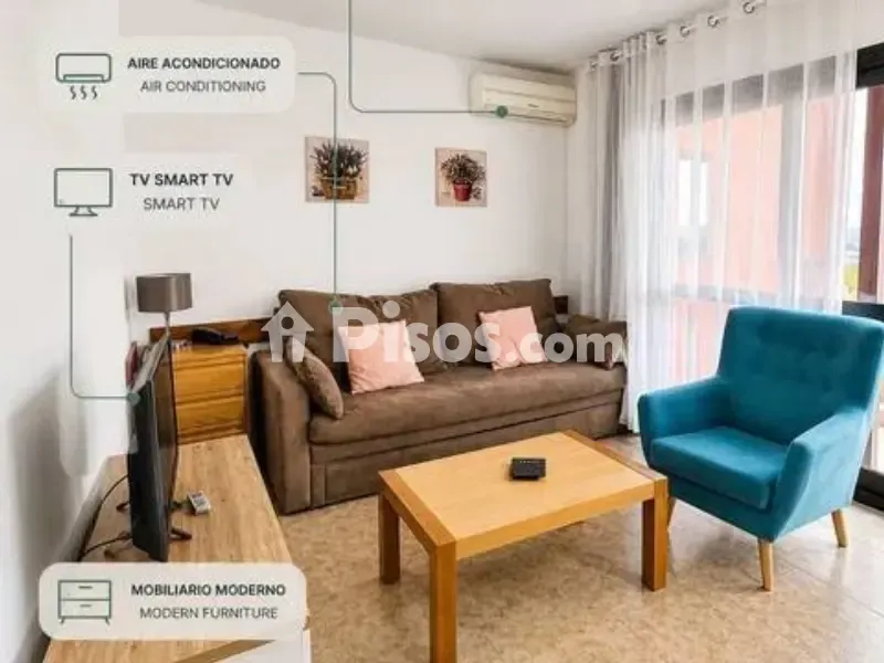 Soggiorno - Apartment with Pool on Avenida del Decano, Punta Umbría