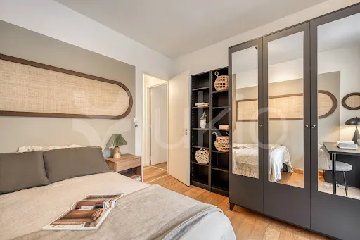 Chambres - Appartement de Luxe Meublé avec Ascenseur à Paris 15e