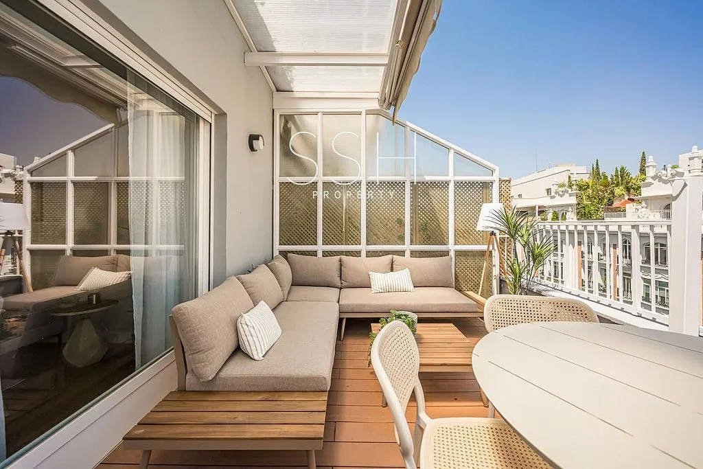 Terrasse - Modern Loft with Terrace in Almagro, Madrid