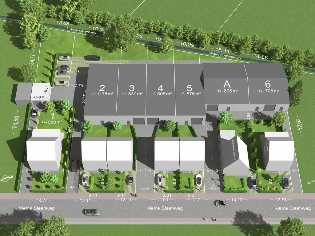 Planimetria - Mixed-Use Plot with Workshop in Booischot