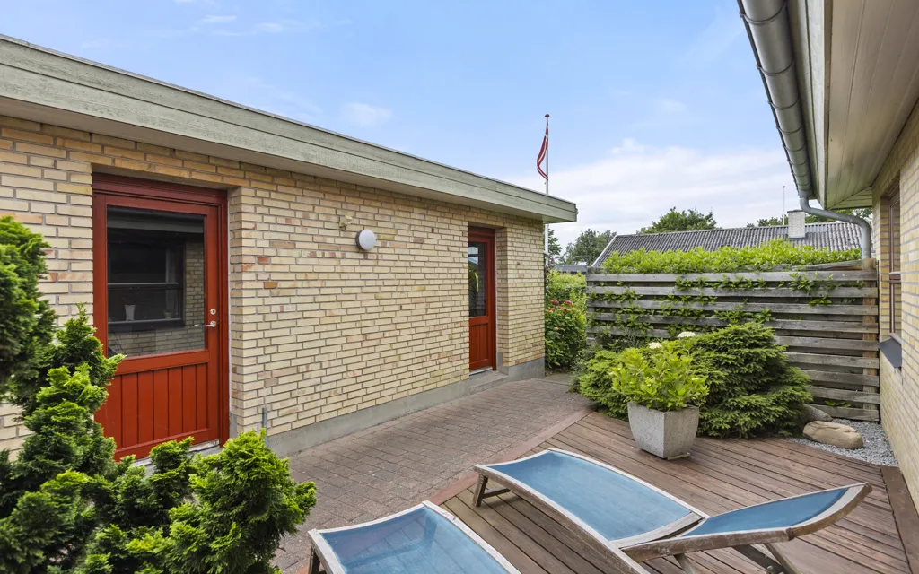 Terrasse - Family Villa with Garden in Kalundborg