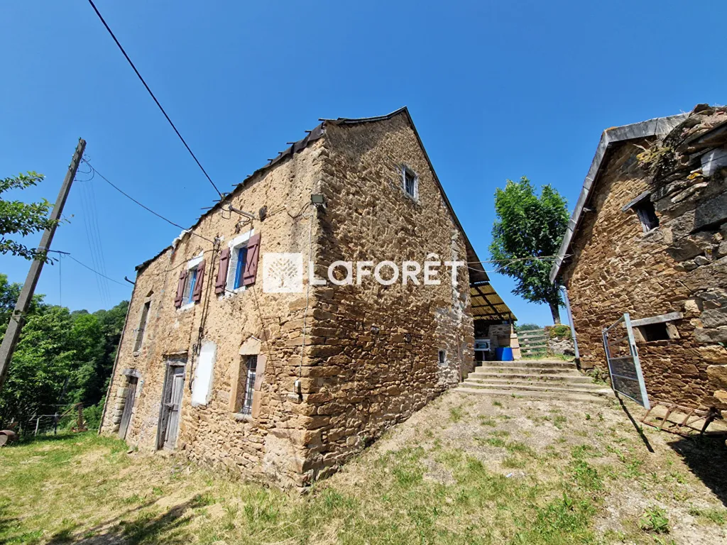 Exterior - Rustic Stone House with Land in La Primaube