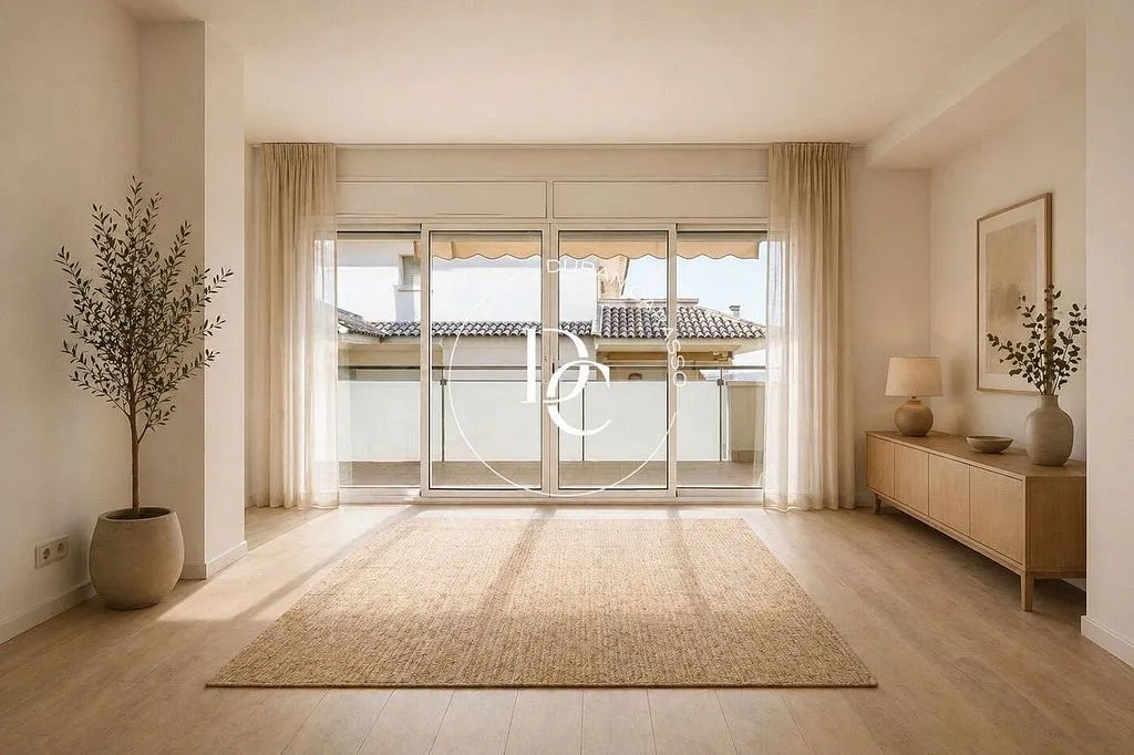 Séjour - Top-Floor Apartment with Pool in Can Pei