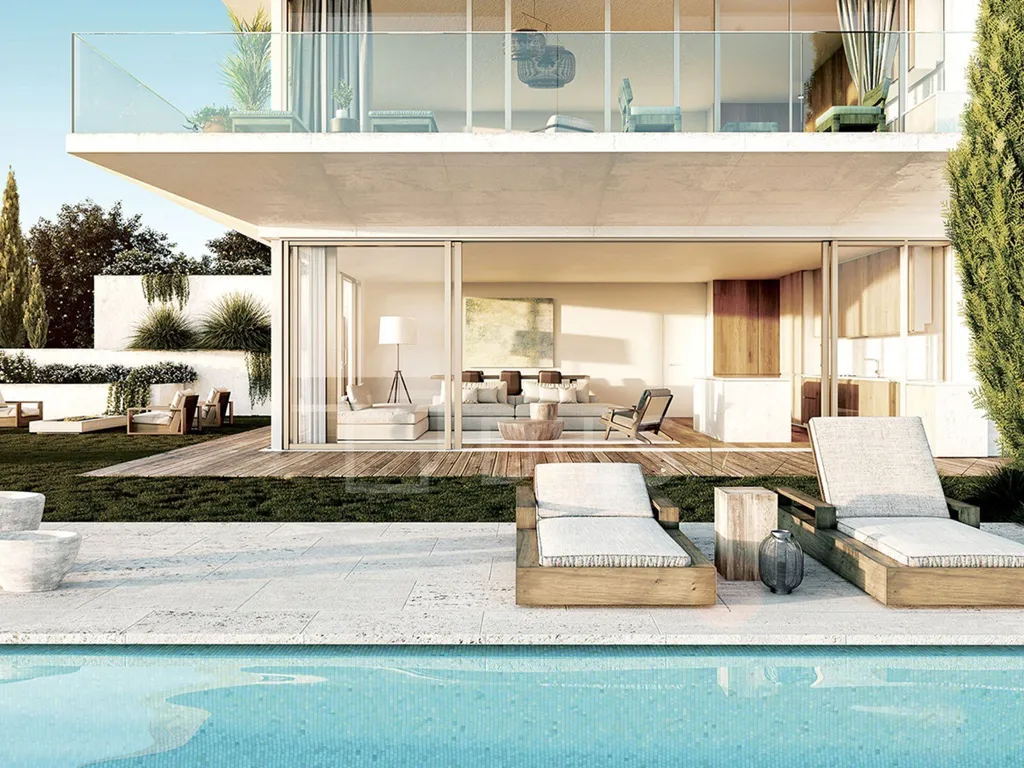 Pool - Luxury Apartment with Beach Proximity in Lagoa