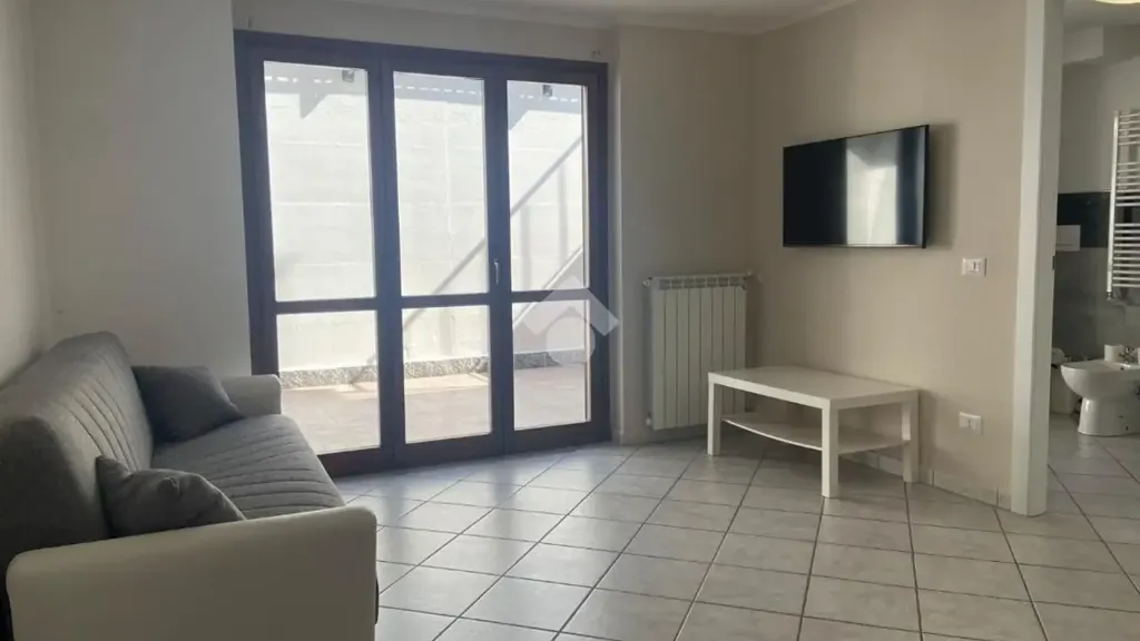 Living Room - Bright 2-Bedroom Apartment with Balcony in Corbetta