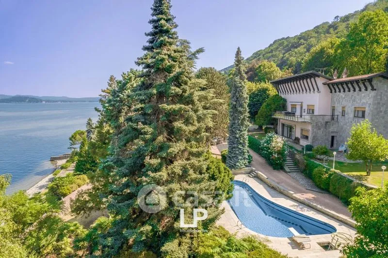 Vue aérienne - Villa with Lake View and Marina in Stresa