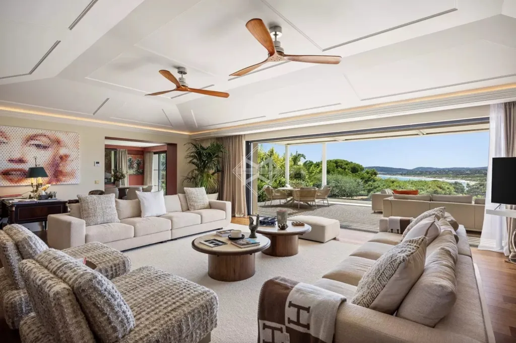 Soggiorno - Waterfront Villa with Pool in Ramatuelle
