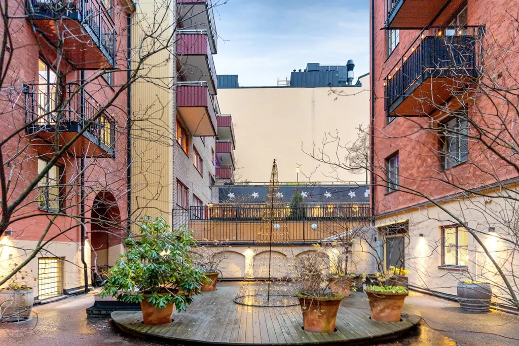 Jardin - Apartment with Oak Parquet in Stockholm
