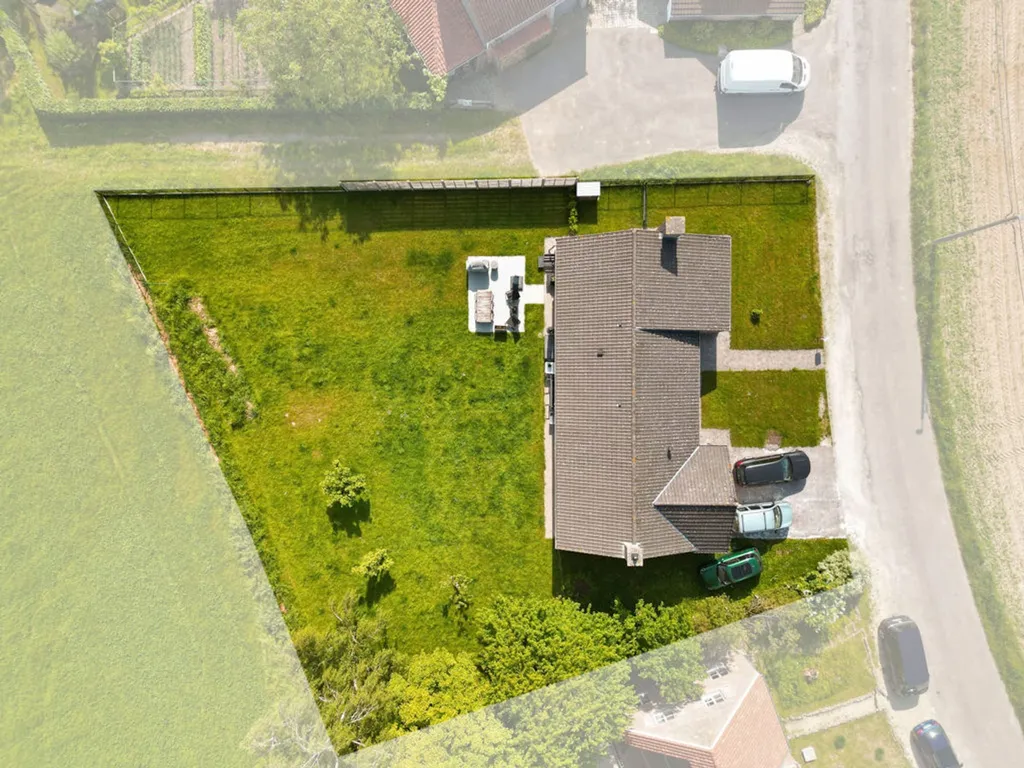 Vista aerea - House with Open Views in Merchtem