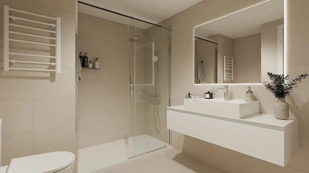 Bathrooms - New Flat with Pool in Sant Cugat del Vallès