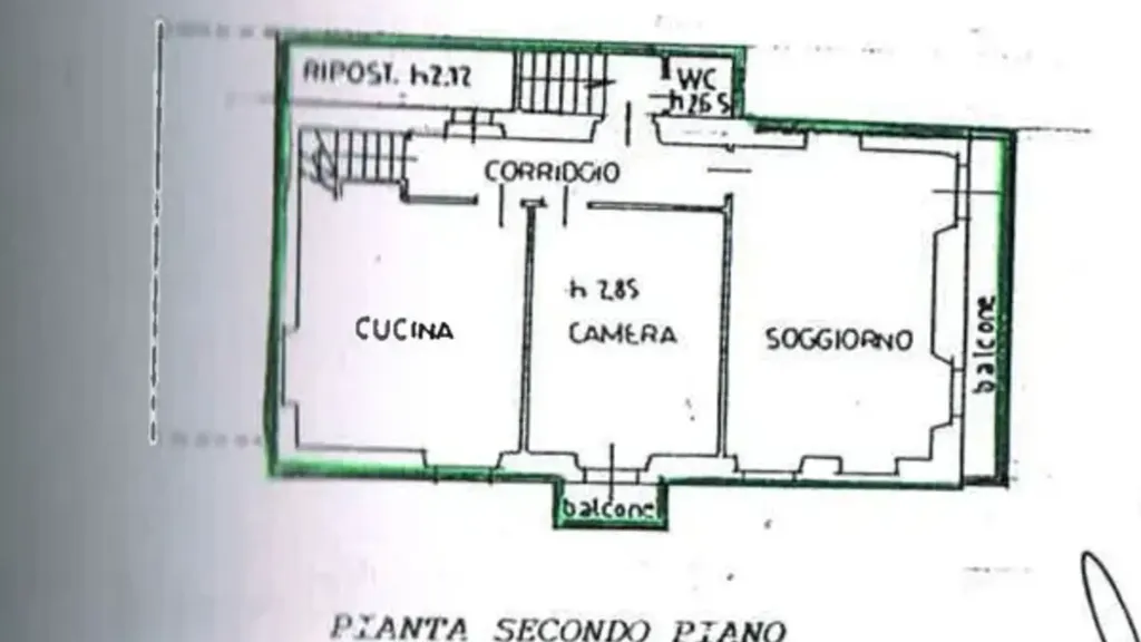 Plan - Terraced House with Garden in Valle Cannobina