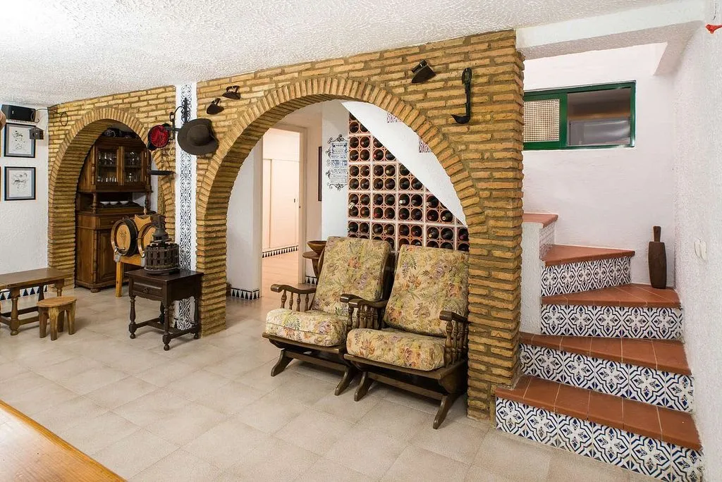 Séjour - Charmingly Adjoined House with Sea View in Los Álamos