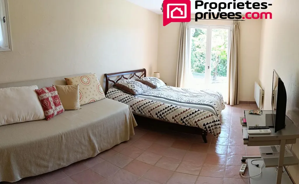 Bedrooms - Architectural House with Pool in La Motte