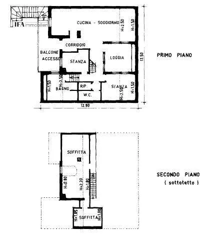 Plan - Luxury 2-Bedroom Apartment with Balcony in Neumarkt