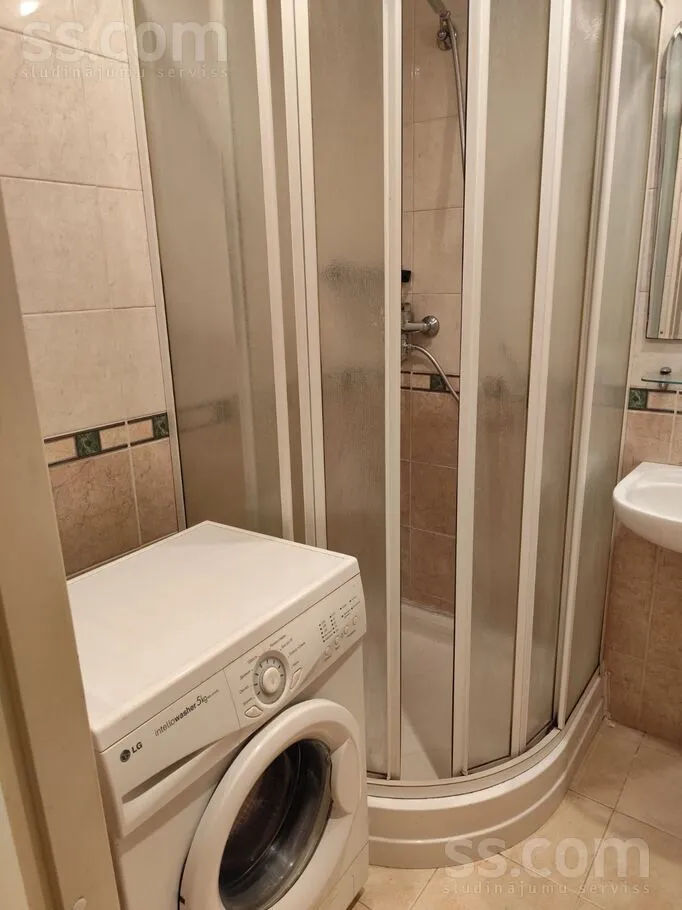 Salles de bain - 1-Bedroom Apartment with Lake View in Riga
