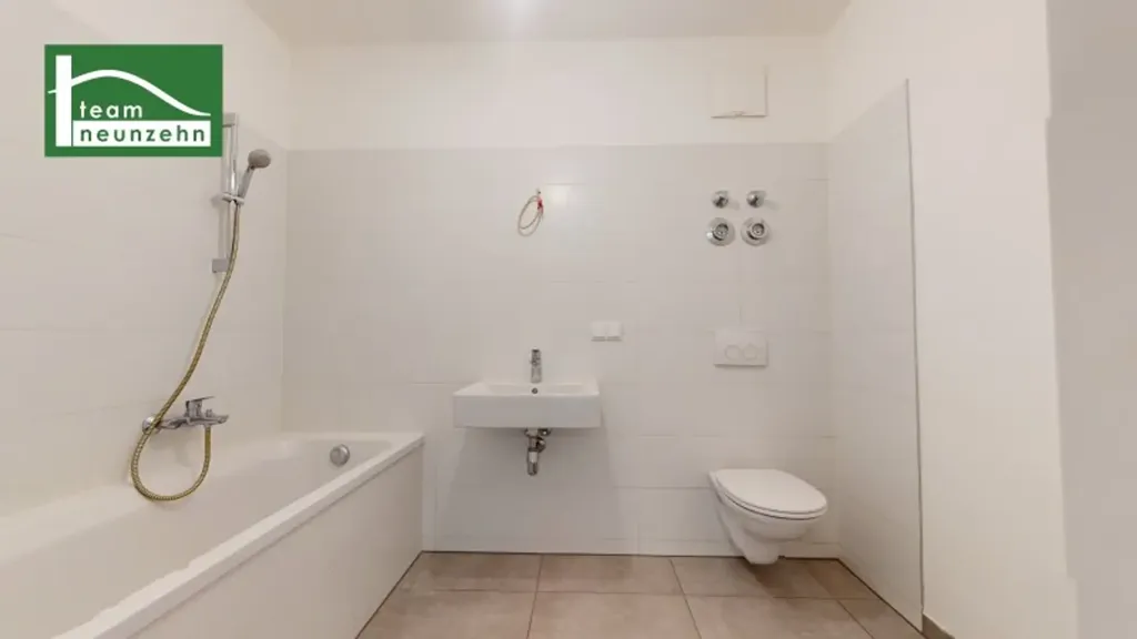 Bathrooms - 2-Bedroom Apartment with Balcony in Brauquartier, Graz