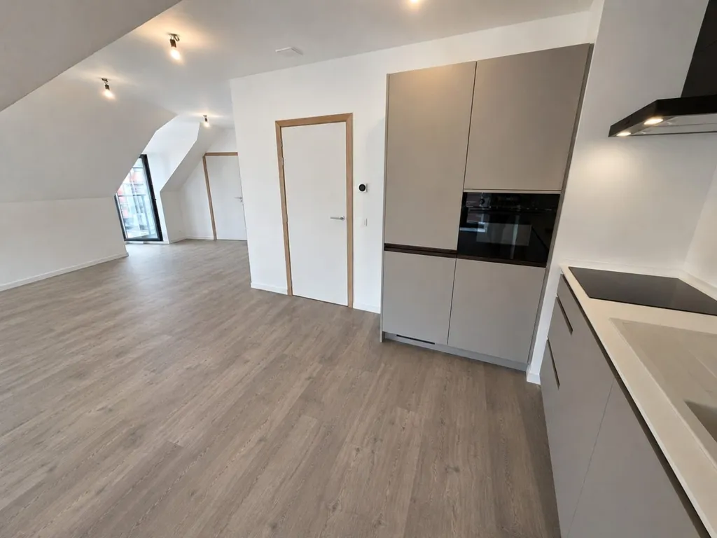 Köök - Loft-Style Apartment with Terrace in De Samenkomst