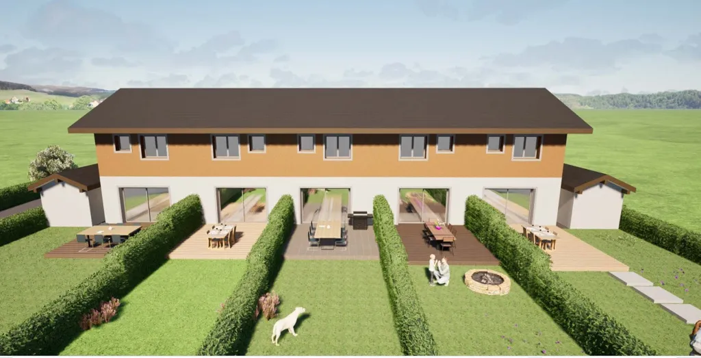 Duplex Neuf avec Jardin à Draillant