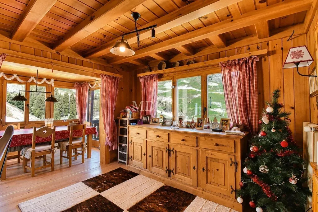 Salle à manger - Luxury Ski Chalet with Panoramic Views in Crosets