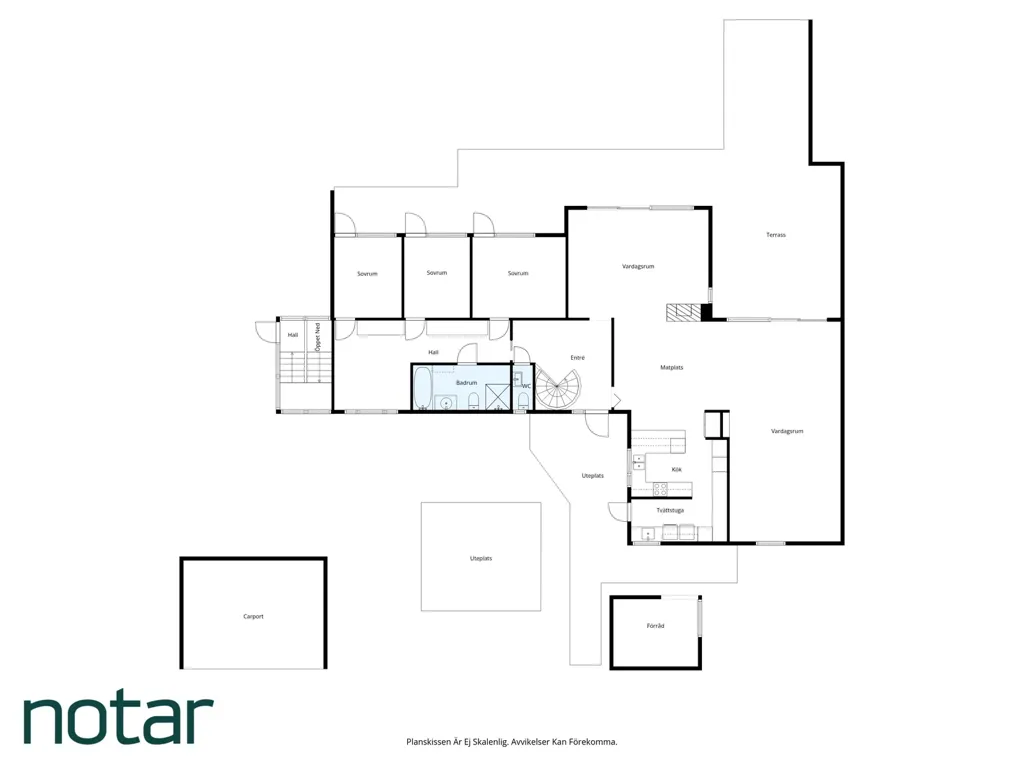 Plan - Architectural Villa with Sea View in Bjärred