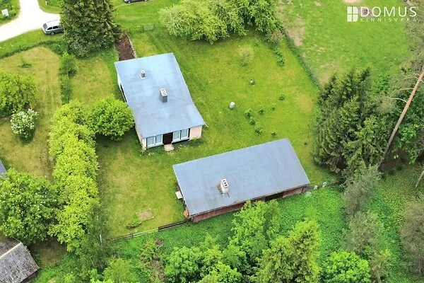 Aerial - Cottage with Forest in Valgemetsa, Põlva