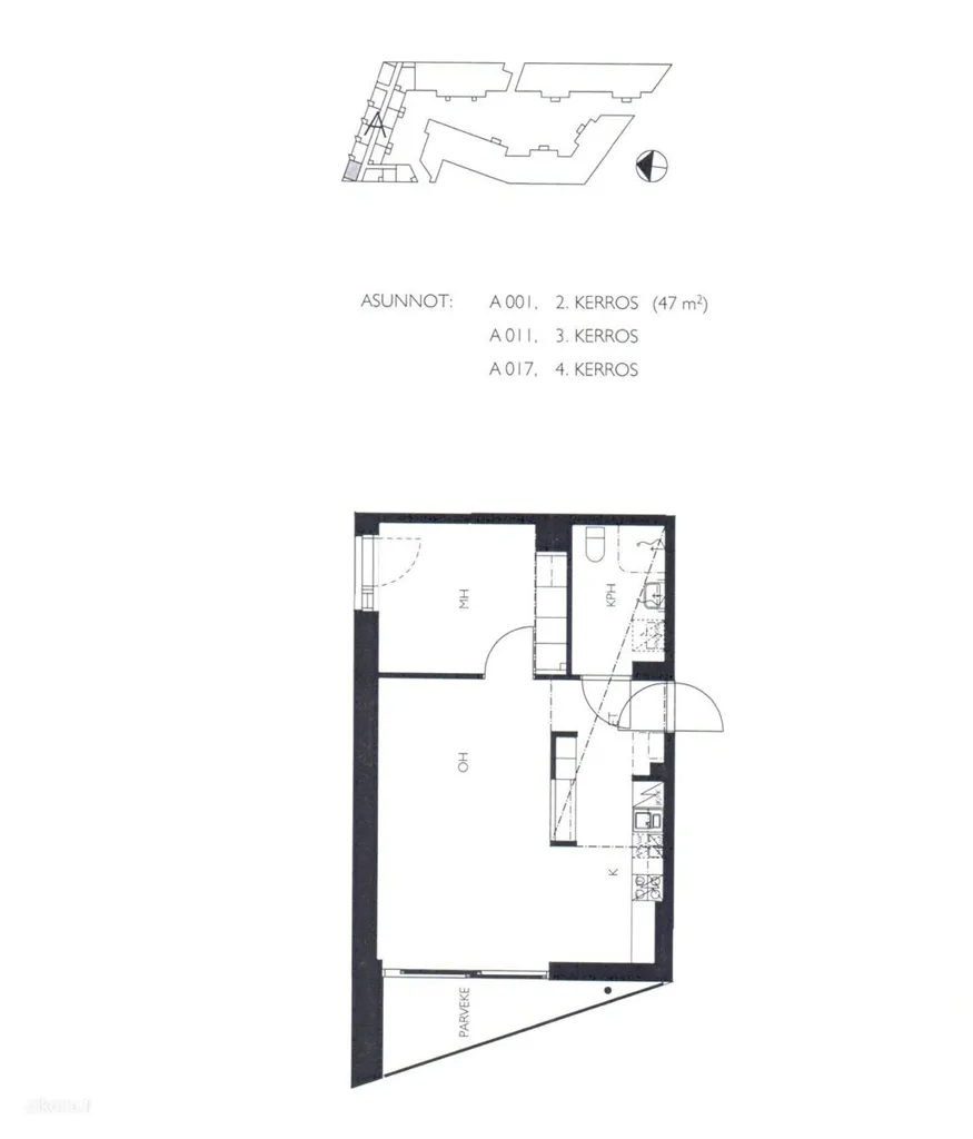 Plaan - Senior-Friendly Flat with Sauna in Kalasatama, Helsinki