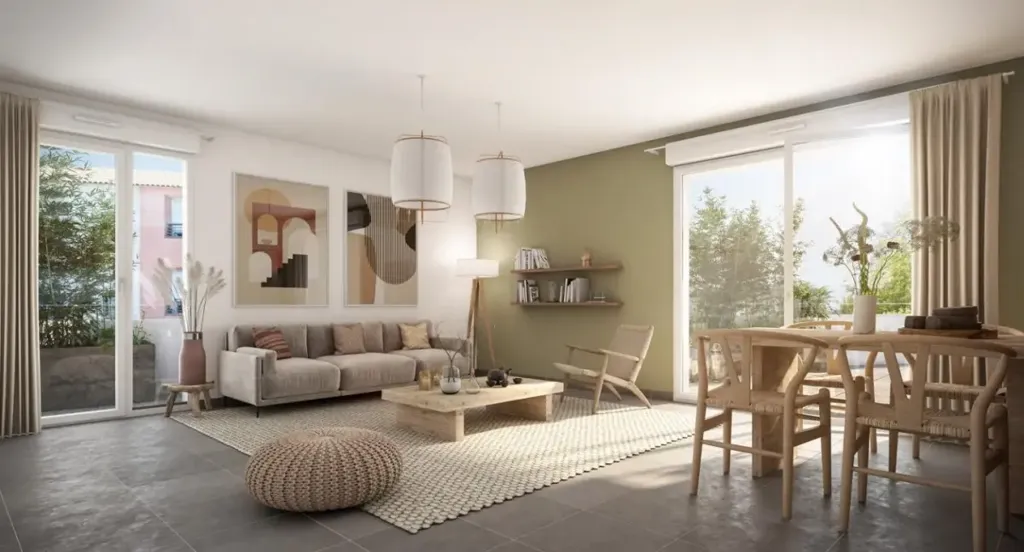 5-Piece Flat with Terrace in Central Location