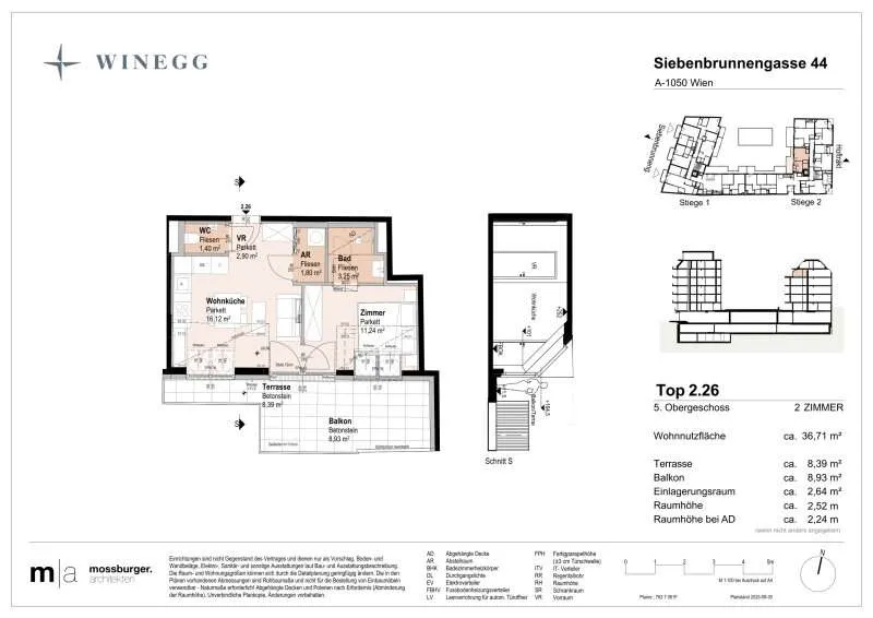Plaan - Modern Apartment with Terrace in Vienna