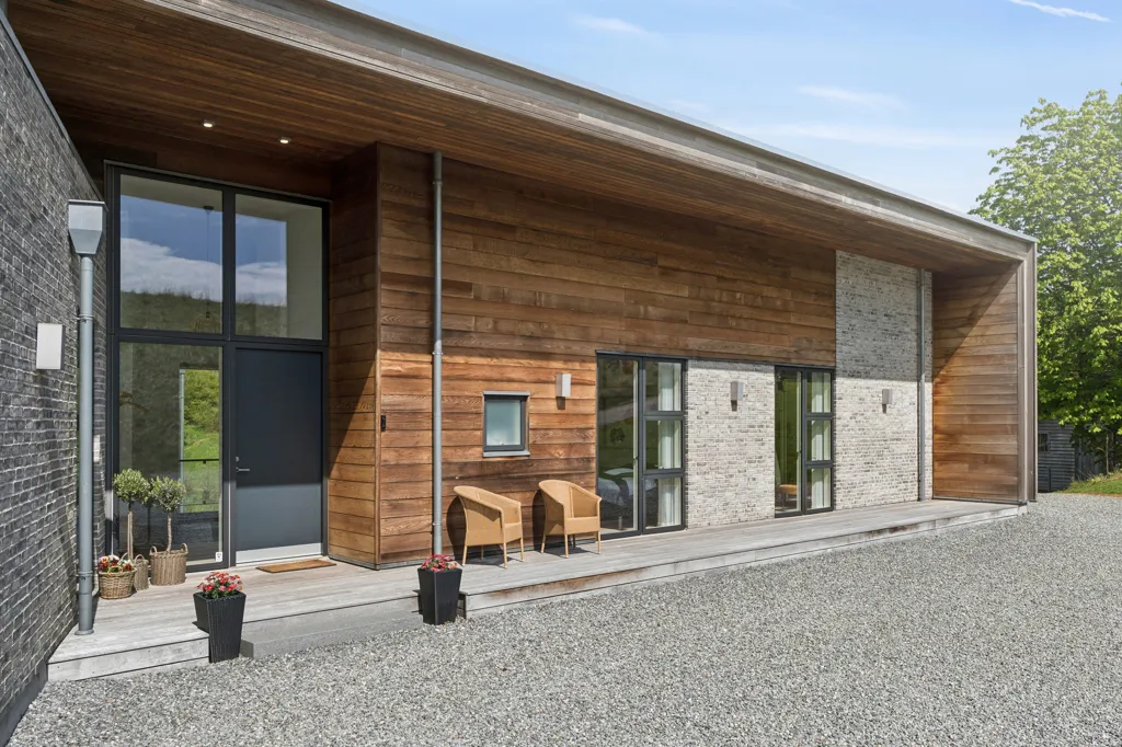 Extérieur - Modern House with Stringent Architecture in Stouby