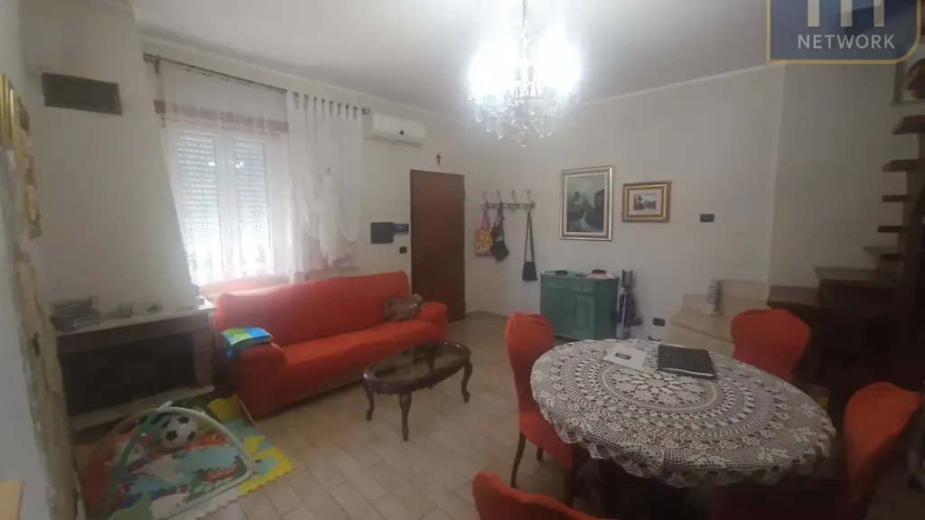 Dining Room - Detached Villa with Balcony in Marina di Ardea